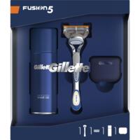 Подарунковий набір: бритва Gillette Fusion5 + Гель для гоління Ultra Sensitive 75 мл + Косметичка