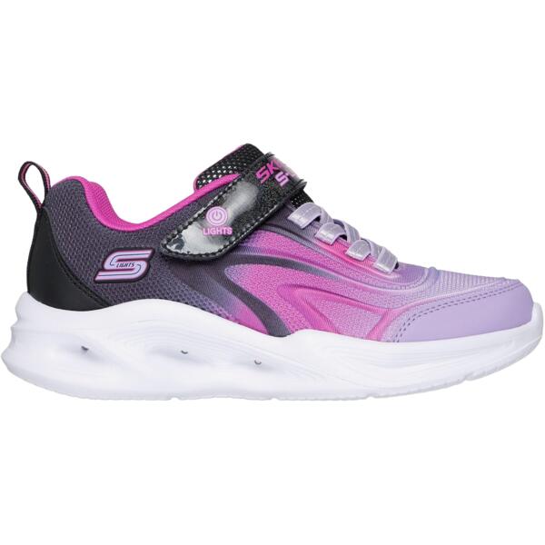 Кросівки підліткові для дівчаток Skechers S-Lights: Sola Glow 303713L BKMT 33 (1.5 US) рожевий/сірийфото