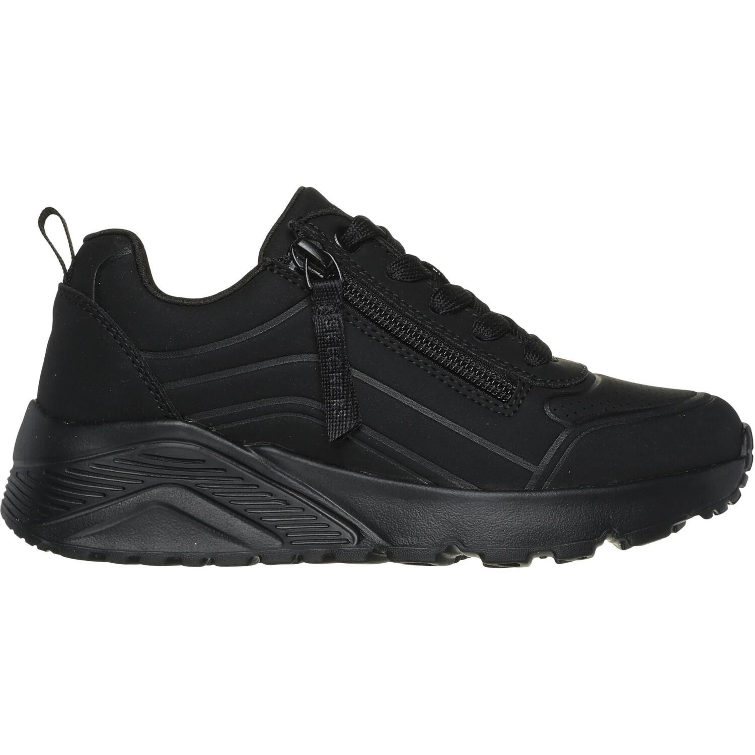 Кроссовки подростковые для девочек Skechers Uno Lite - Easy Zip 310387L BBK 31 (13.5 US) черный