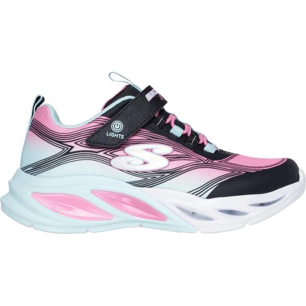 

Кроссовки подростковые для девочек Skechers Cosmic Glow 303712L BKMT 28.5 (12 US) черный