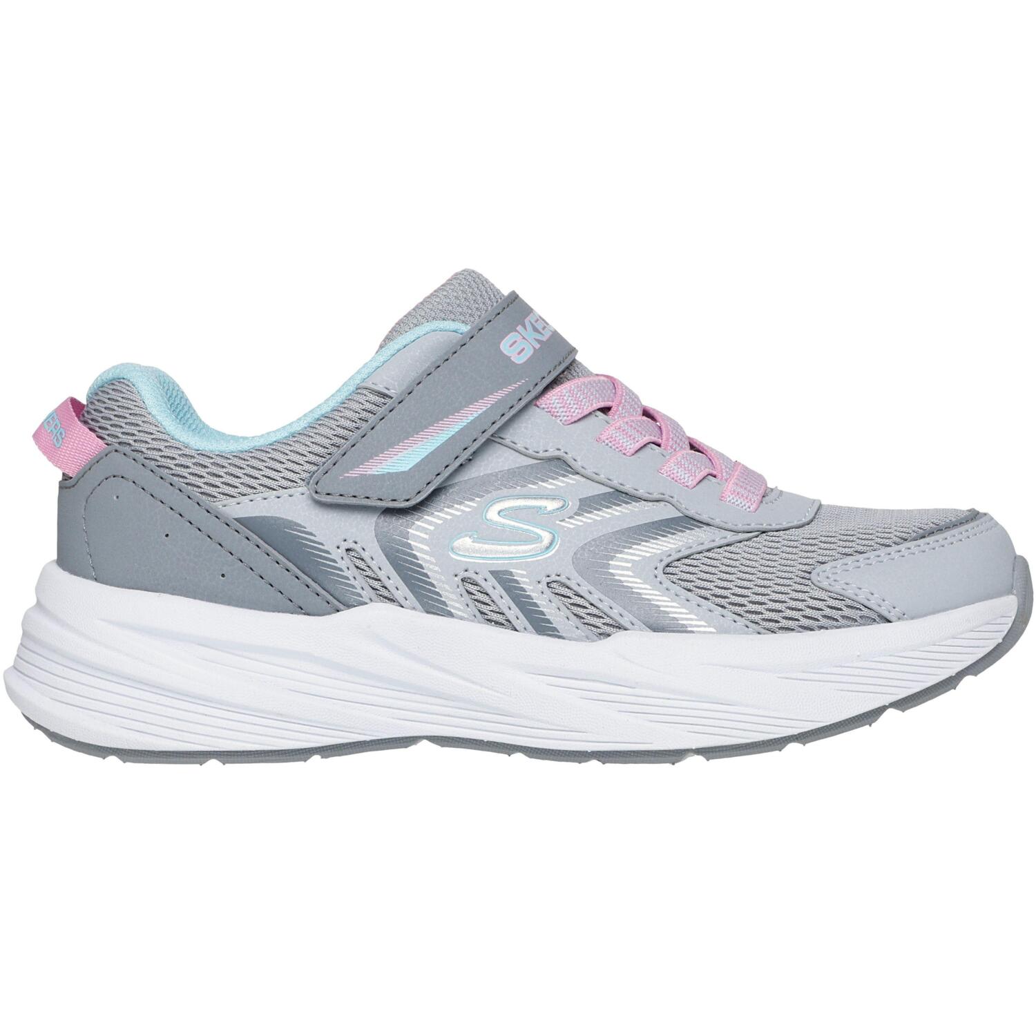 Кросівки підліткові для дівчаток Skechers Microspec Tread 303642L GYMT 28.5 (12 US) сірий