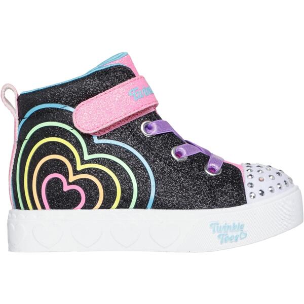 

Кеды высокие для девочек Skechers Heart Steps 314623N BKMT 24 (8 US) розовый/серый