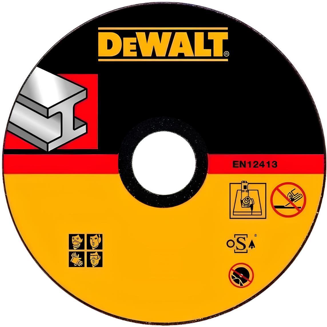 Диск отрезной по металлу DeWalt High Perfomance180х1.6х22.23мм (DT42380Z) фото 1