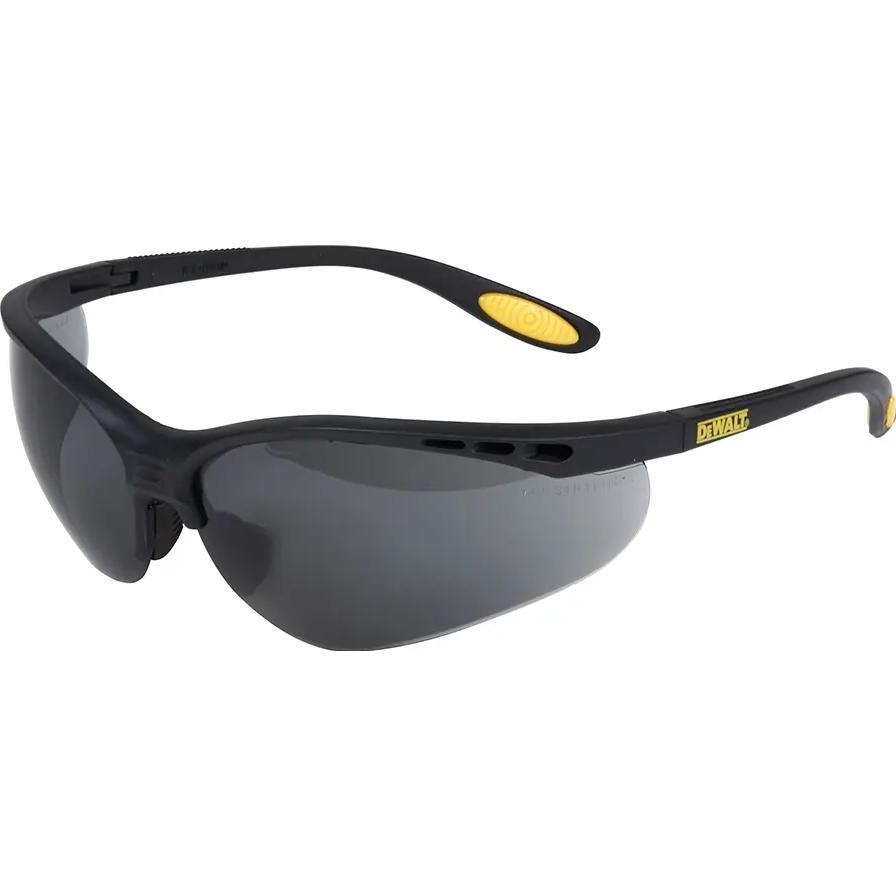 Окуляри захисні DeWalt Reinforcer затемнені, полікарбонат (DPG58-2D)фото1