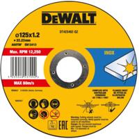 Диск отрезной по металлу DeWalt Inox 125х1.2х22.23мм (DT42340Z)