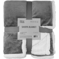 Плед ARDESTO Sherpa 160х200см, 100% серый (ART0203SH)