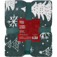 Плед ARDESTO Christmas Flannel 160х200см, 100% поліестер, ялинки (ART0128PB)
