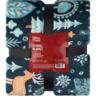 Плед Ardesto Christmas Flannel 160х200см, 100% поліестер, олені, зелений (ART0127PB)