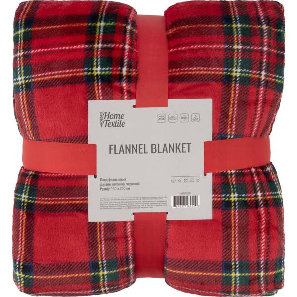 

Плед Ardesto Christmas Flannel 160х200см, 100% полиэстер, красный (ART0133PB)