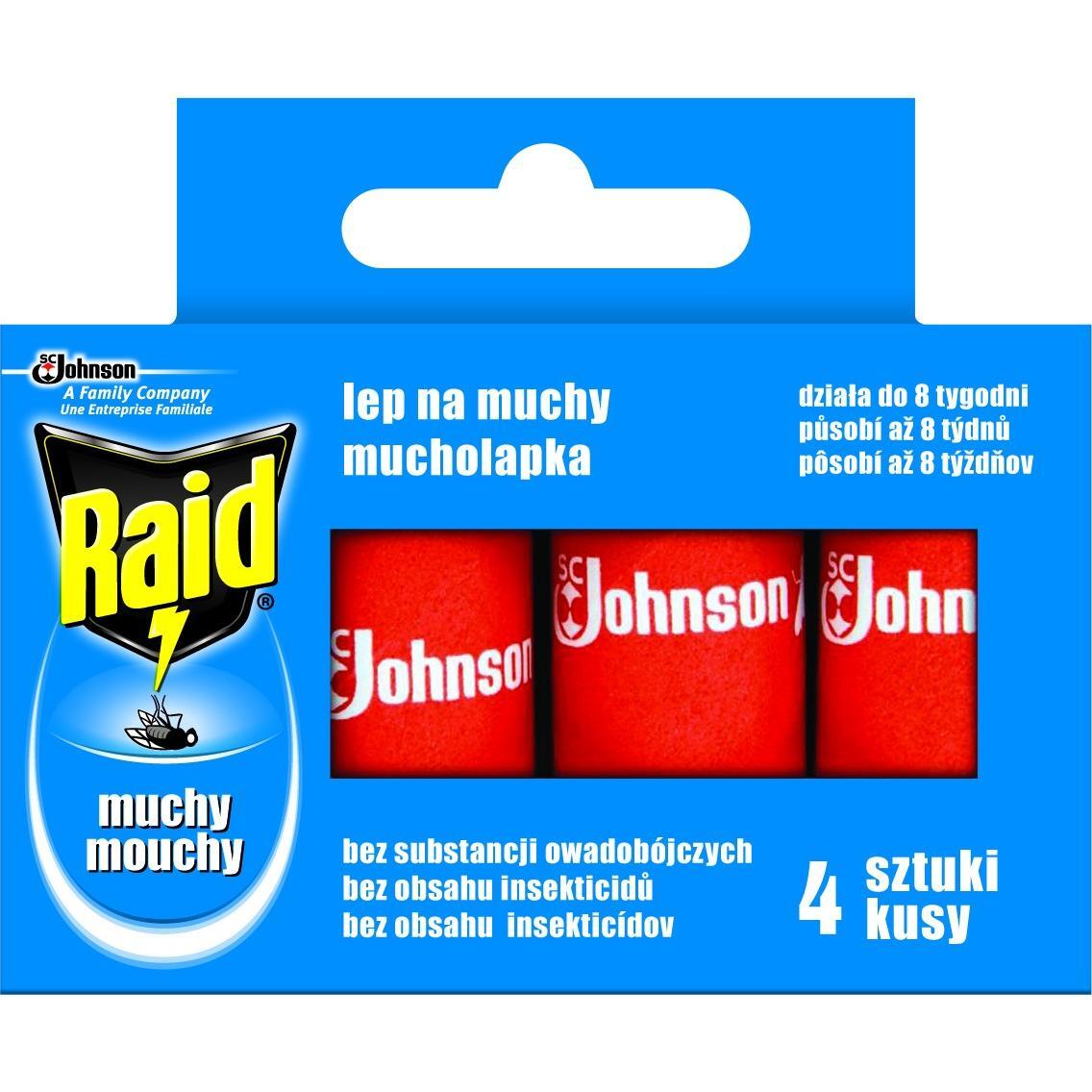 Липка стрічка від мух Raid Essentials 4 штфото
