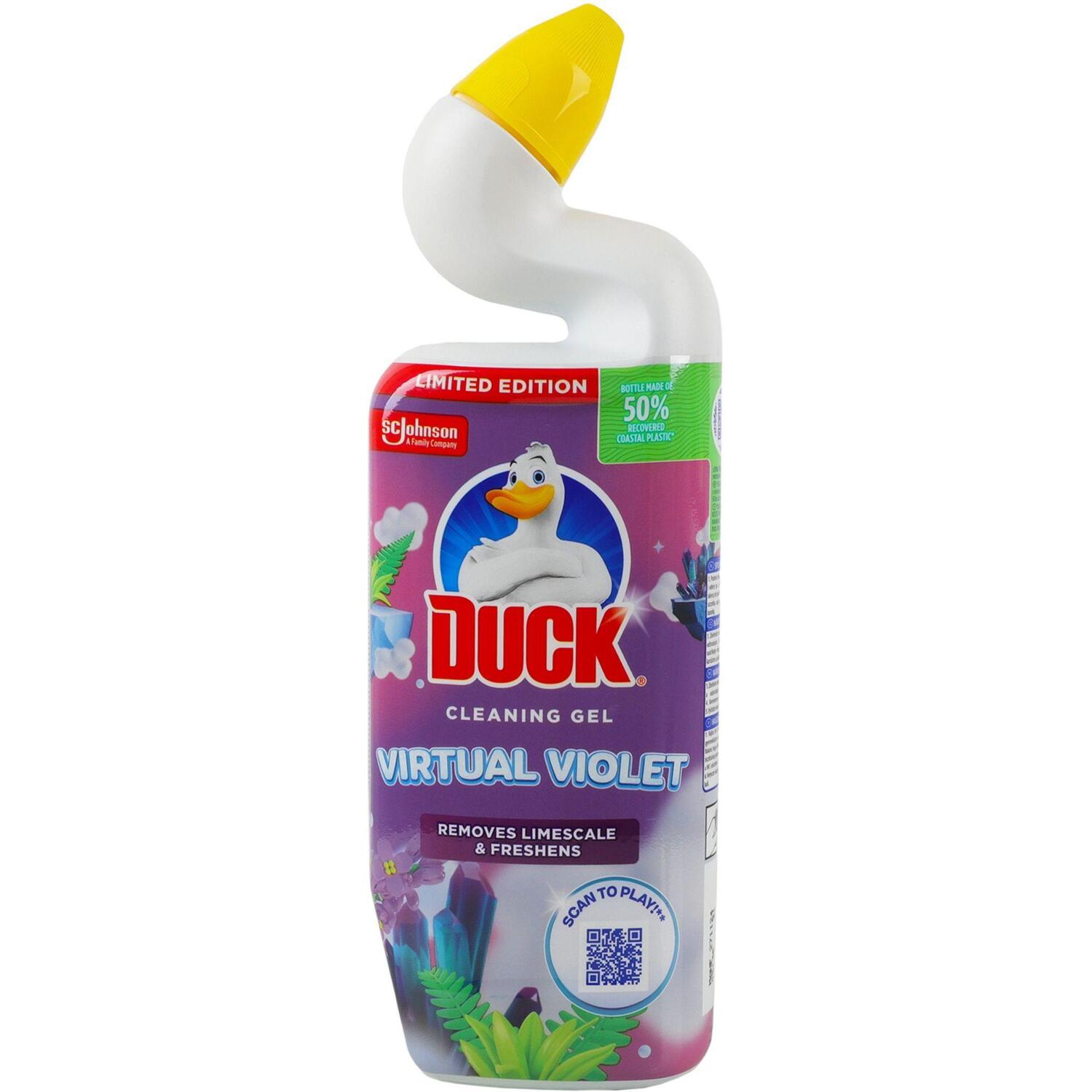 Гель для чищення унітазів Duck Virtual Violet 750 млфото