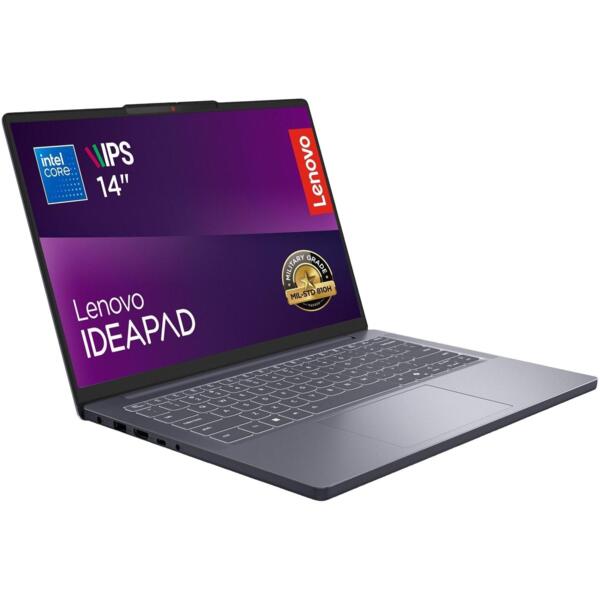 

Ноутбук LENOVO IdeaPad Slim 3-14IRH10 Luna Grey (83K000ATRA)