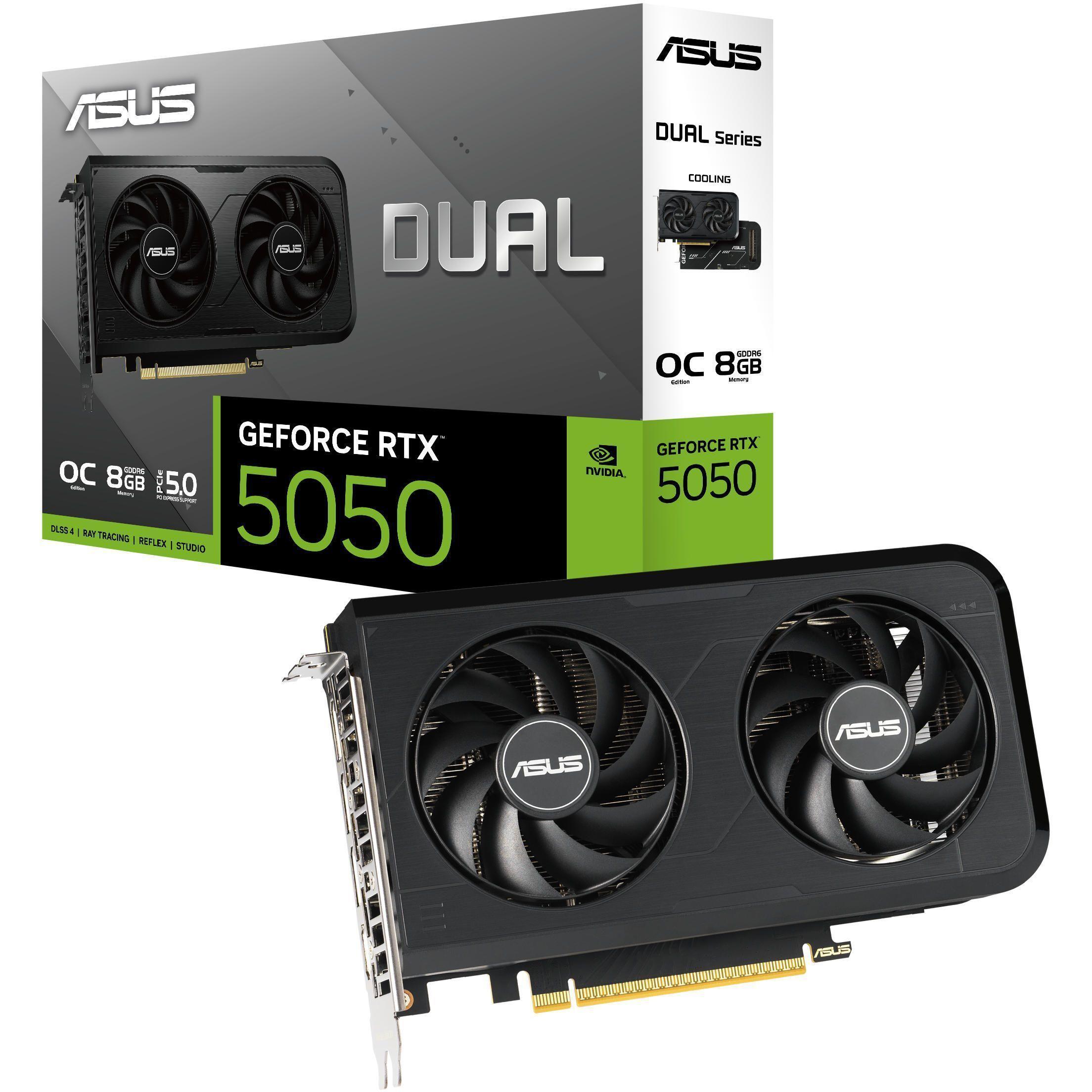 Відеокарта ASUS GeForce RTX 5050 8 GB GDDR6 (90YV0N72-M0NA00)фото1