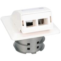 Настенная розетка DIGITUS FTTH FO, под 2xSC/LC ,для скрытой проводки (DN-93201)