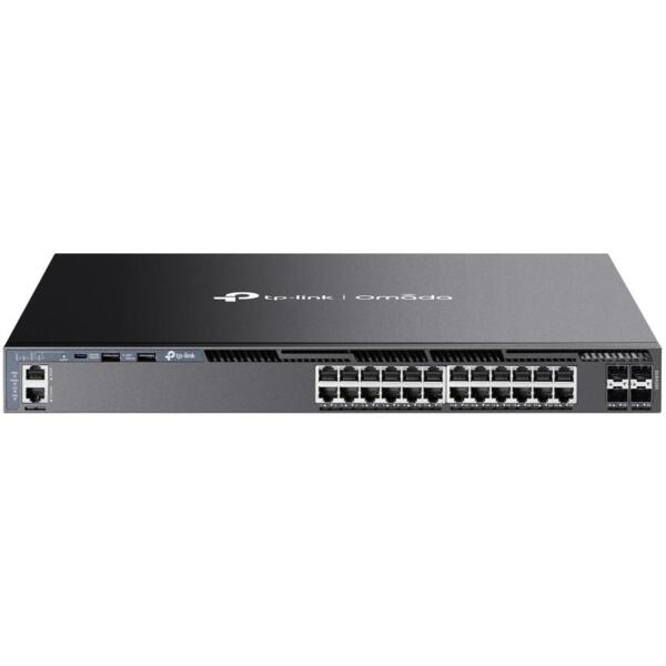 

Коммутатор TP-LINK SG6428X 24xGE, 4xSFP+, Управляемый L3 (SG6428X)