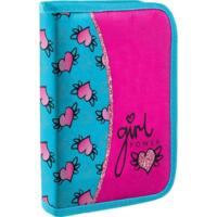 Пенал твердый 1Вересня одинарный без клапана HP-02 Heart, , бирюзовый (532912)