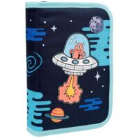 Пенал твердий 1Вересня одинарний з двома клапанами HP-04 Out Of Space (533457)