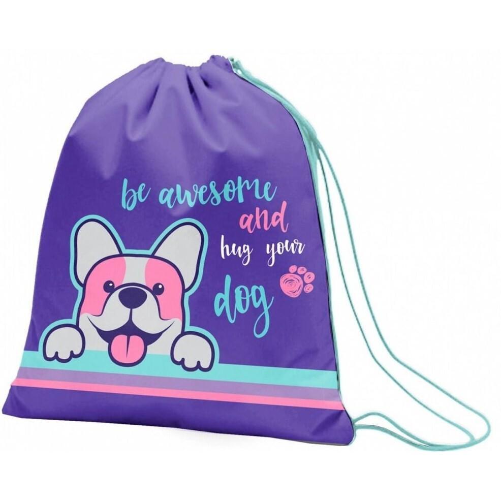 Сумка для взуття 1Вересня SB-10 Corgi, фіолетовий (552244)фото