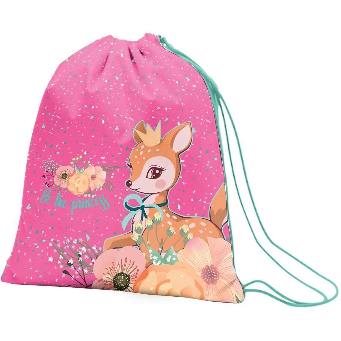 Сумка для взуття 1Вересня SB-10 Forest princesses, рожевий (558169)фото1