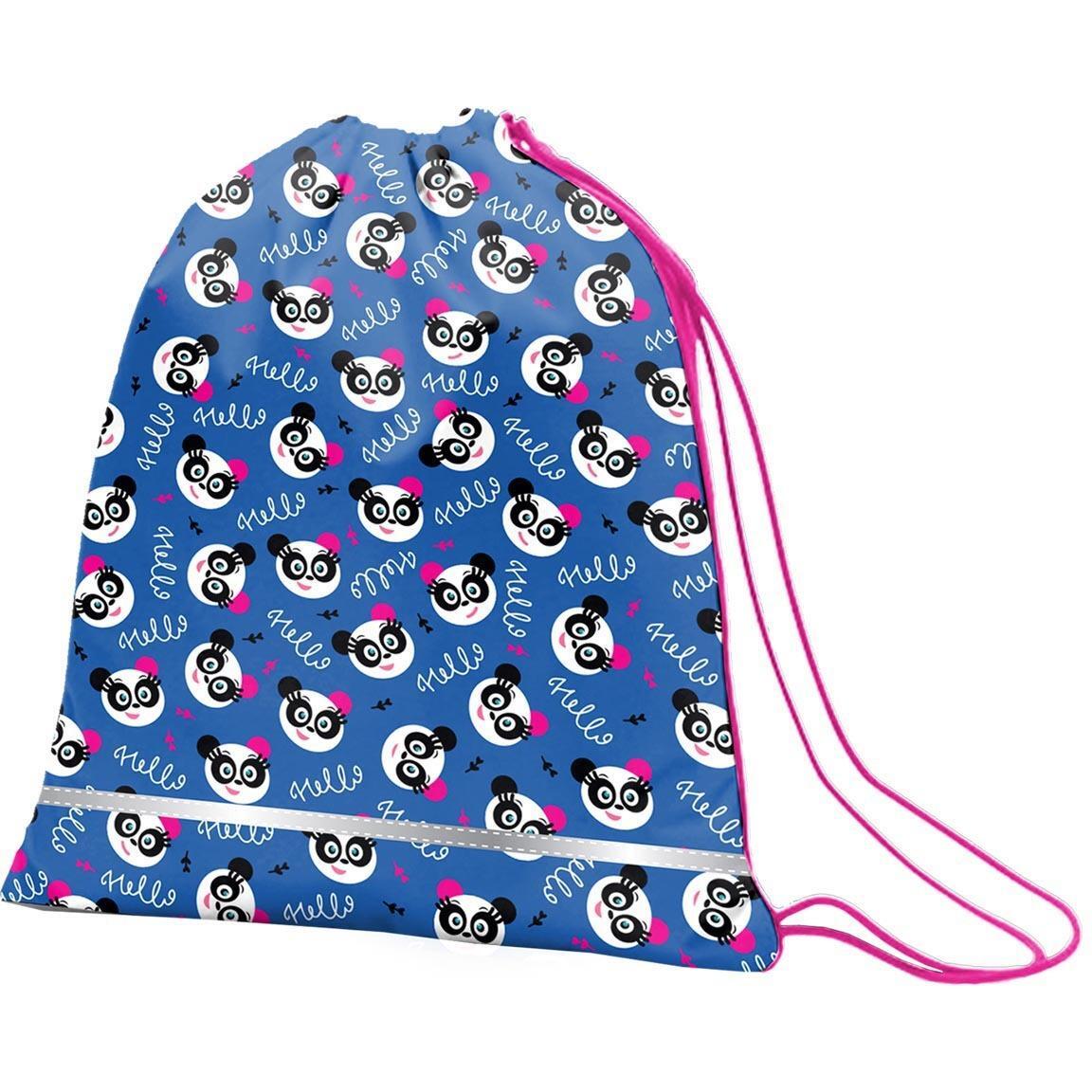 Сумка для взуття SMART SB-01 Hello, panda, синій/рожевий (556988)фото1