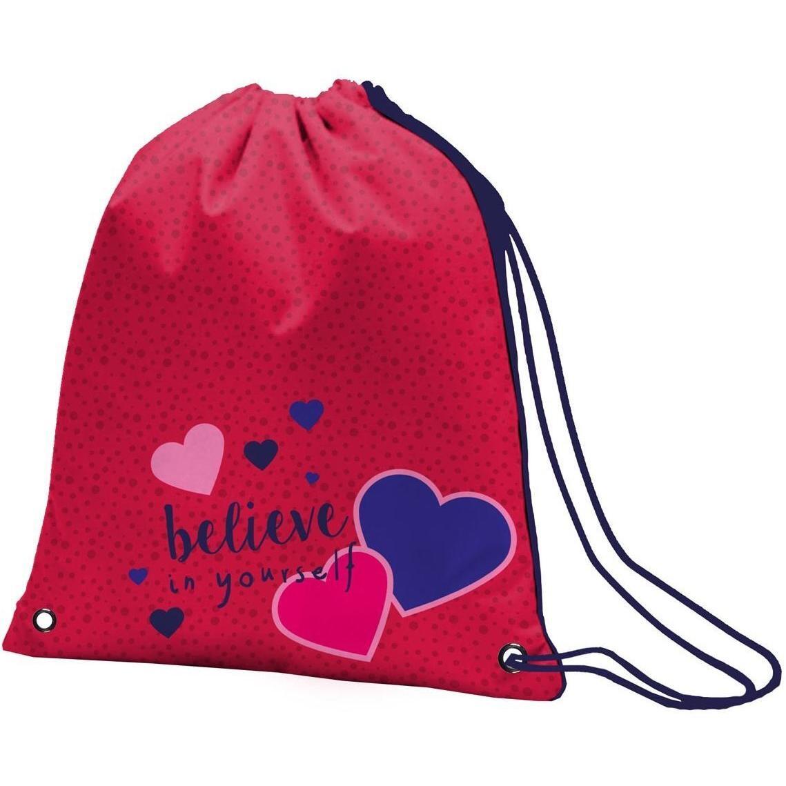 Сумка для взуття YES SB-10 Heart beat, малиновий (556795)фото1