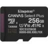 Карта памяти Kingston microSD 256GB C10 UHS-I A1 V10 R150MB/s (SDCS3/256GBSP)