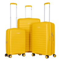 Набор чемоданов 2E Aero (L+M+S) янтарно-желтый 2E-SPP-AERO-SET3-AY