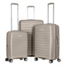 Набір валіз 2E Aero (L+M+S) сіро-коричневий 2E-SPP-AERO-SET3-TP