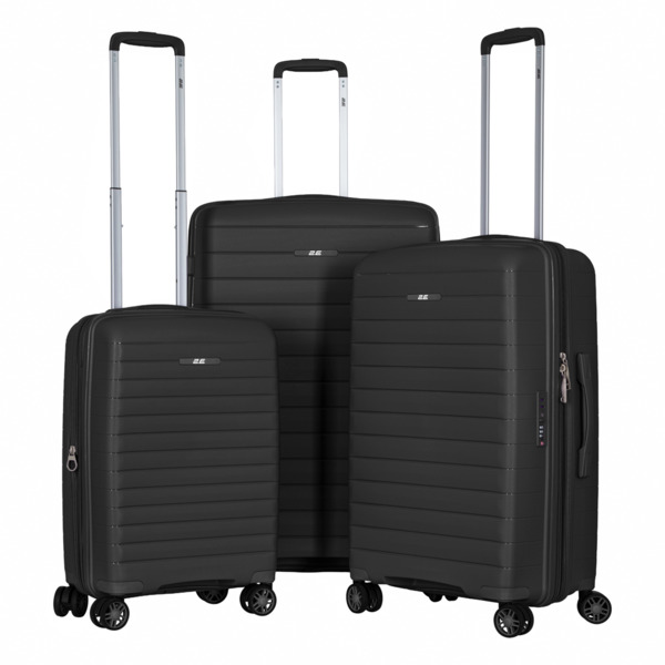 

Набор чемоданов 2E Aero (L+M+S) черный 2E-SPP-AERO-SET3-BK