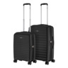Набір валіз 2E Aero (M+S) чорний 2E-SPP-AERO-SET2-BK