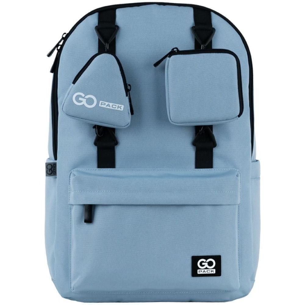 Рюкзак GoPack Education teens 178 серо-голубой (go25-178l-3) фото 1