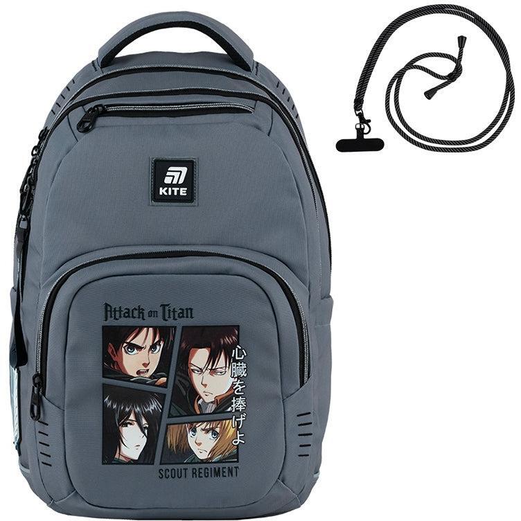 Рюкзак Kite Education teens 903L Attack on Titan (at25-903l) фото 1