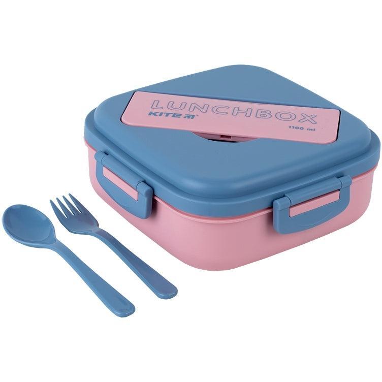 Ланчбокс Kite с разделителем 1100 мл, розовый (k23-186-3)
