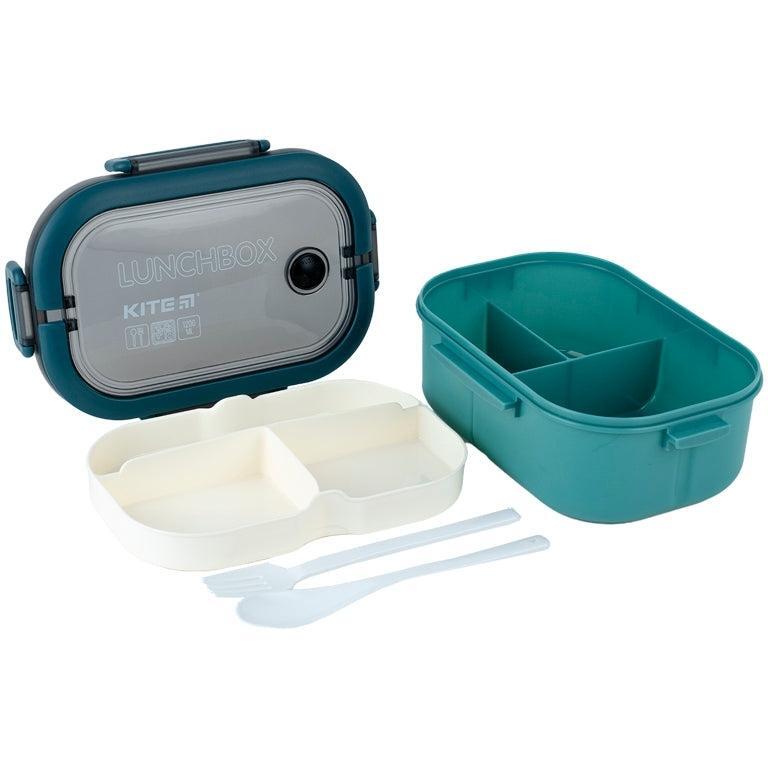Ланчбокс Kite з розділювачем 1200 мл, зелений (k23-184-2)