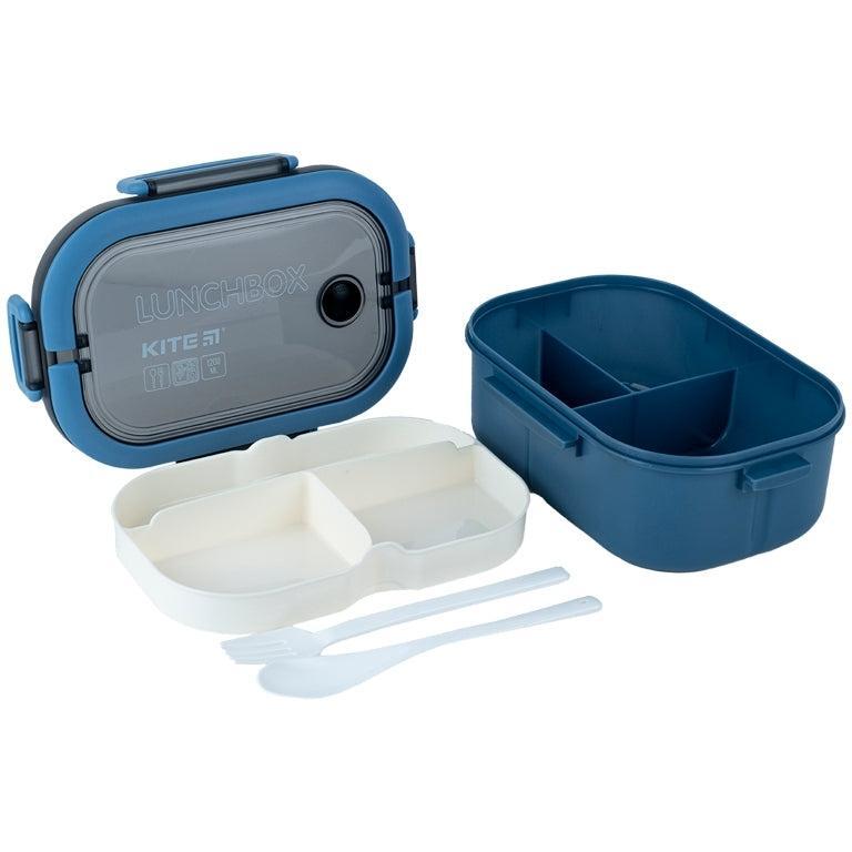 Ланчбокс Kite з розділювачем 1200 мл, синій (k23-184-1)фото1
