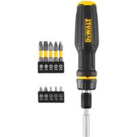 Викрутка DeWalt Full Fit Telescoping, руків'я двокомпонентне, 25-50мм, 10 біт, SL,PH,SQ (DWHT68001-0)