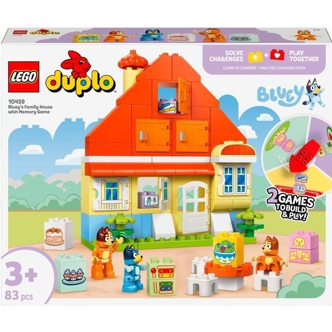 LEGO 10459 DUPLO Bluey Семейный дом Блуи с игрой на запоминание фото 1