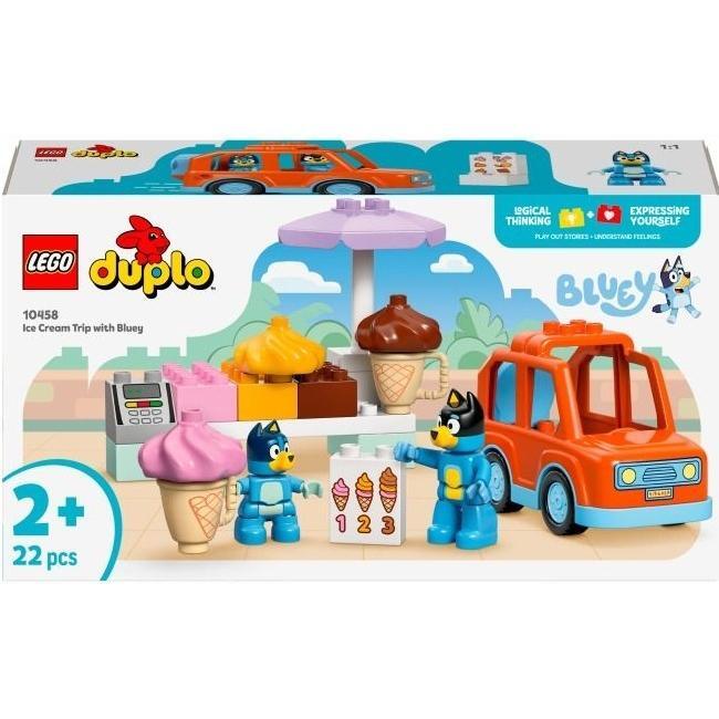 LEGO 10458 DUPLO Bluey Путешествие с мороженым и Блуи фото