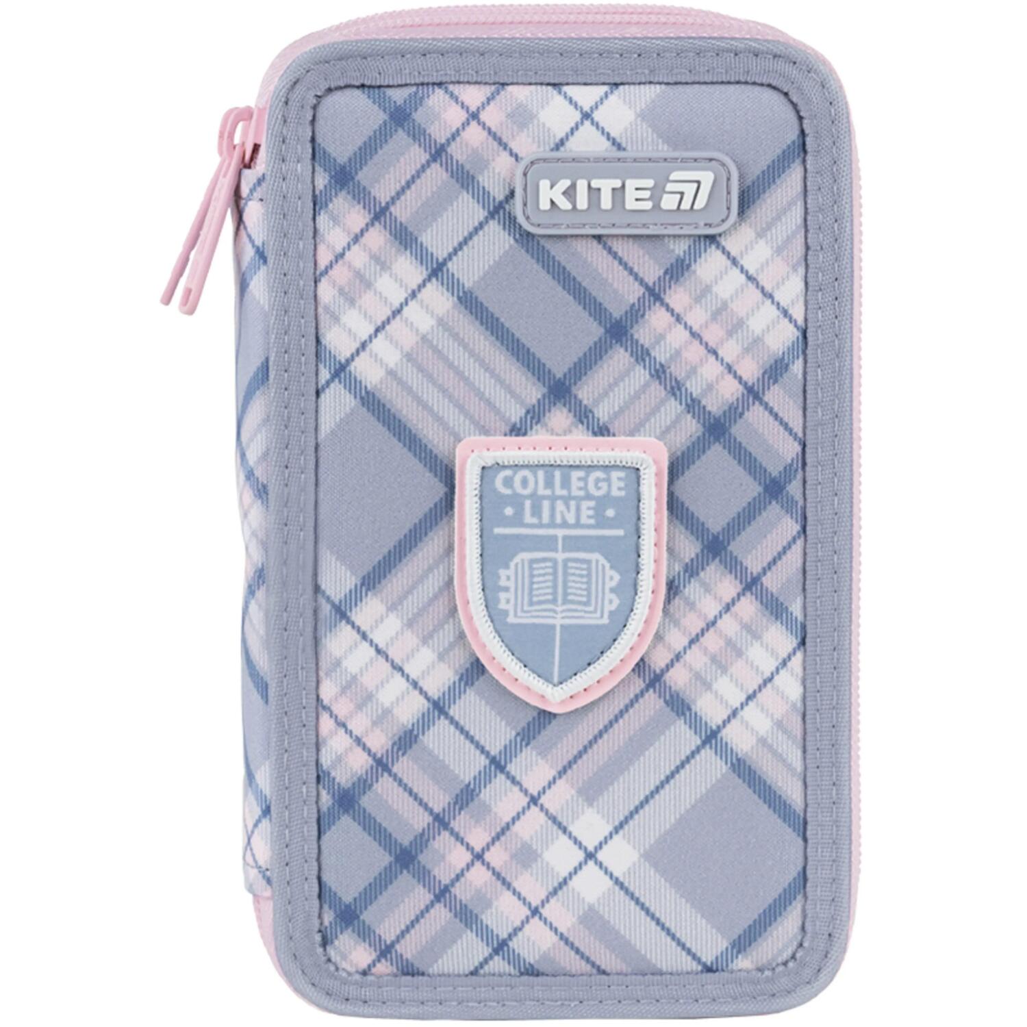 Пенал Kite 2 від., без наповнення 623 College Line Girl (k25-623-1)фото