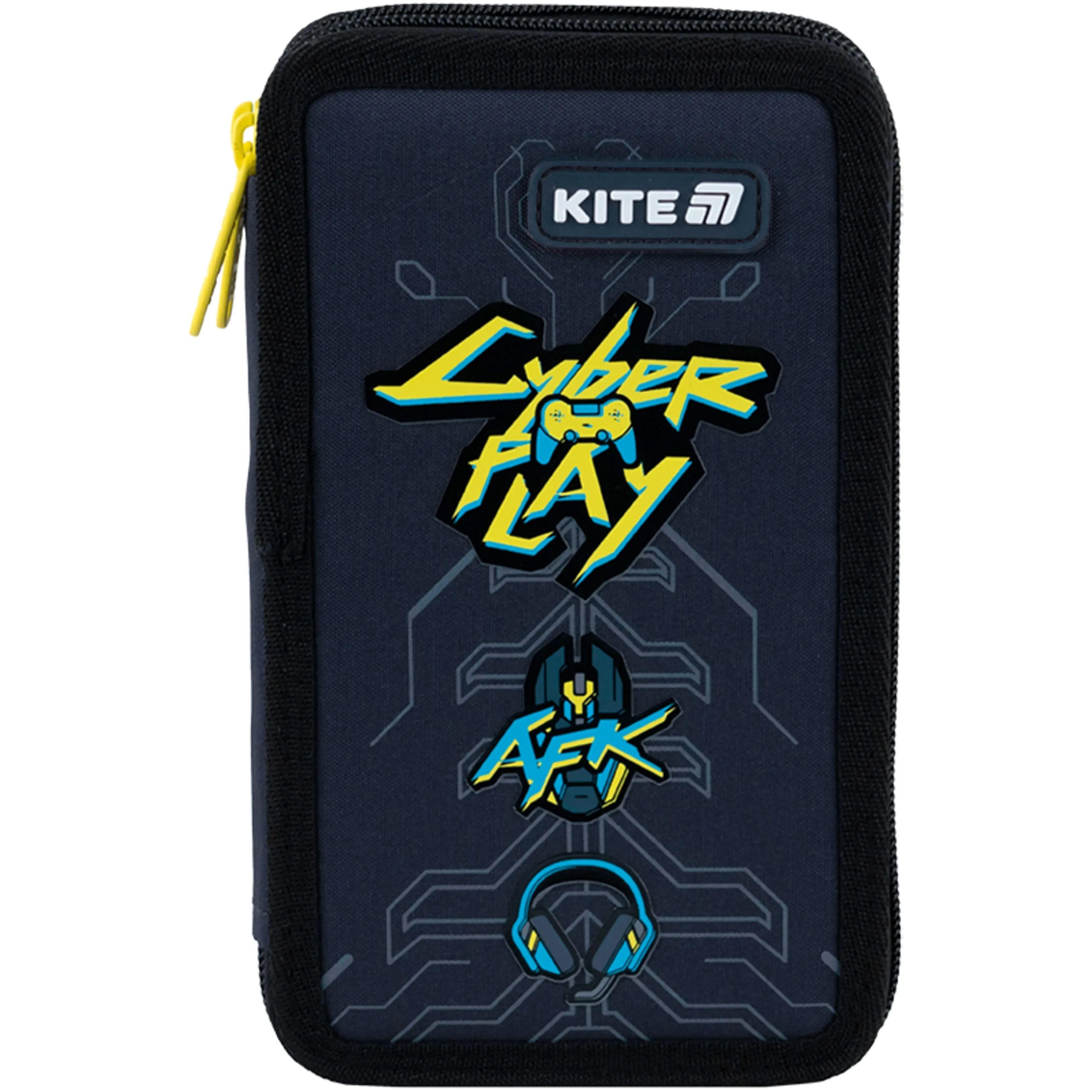 Пенал Kite 2, без наполнения 623 Cyber (k25-623-4) фото 1