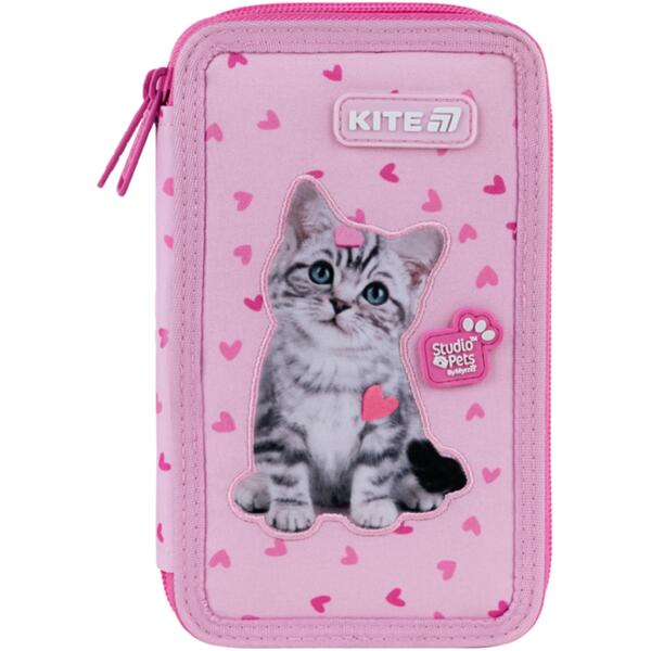 Пенал Kite 2 от., без наполнения 623 Studio Pets (sp25-623)