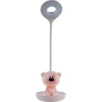 Настольная лампа Kite LED с аккумулятором Bear, розовый (k24-492-2-2)