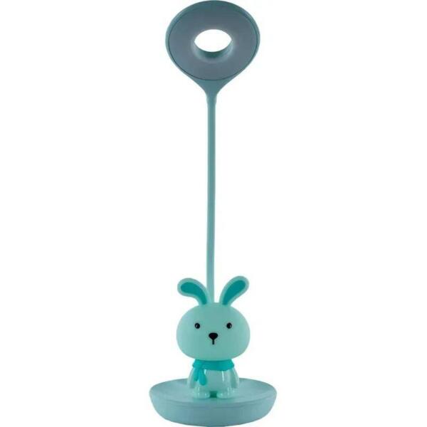 Настольная лампа LED с аккумулятором Bunny, зеленый (k24-492-1-4)