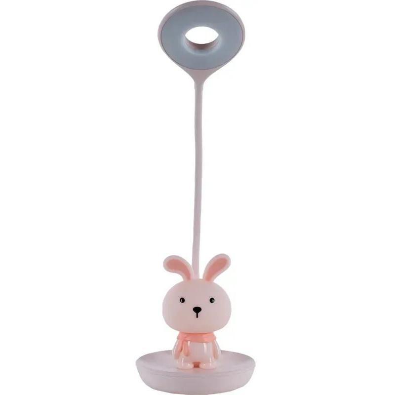 Настольная лампа Kite LED с аккумулятором Bunny, розовый (k24-492-1-2)