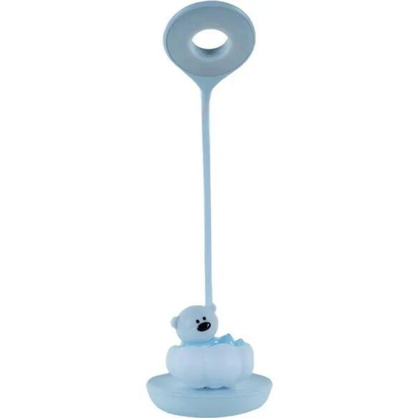 Настольная LED лампа с аккумулятором Cloudy Bear, голубой (k24-493-2-3)