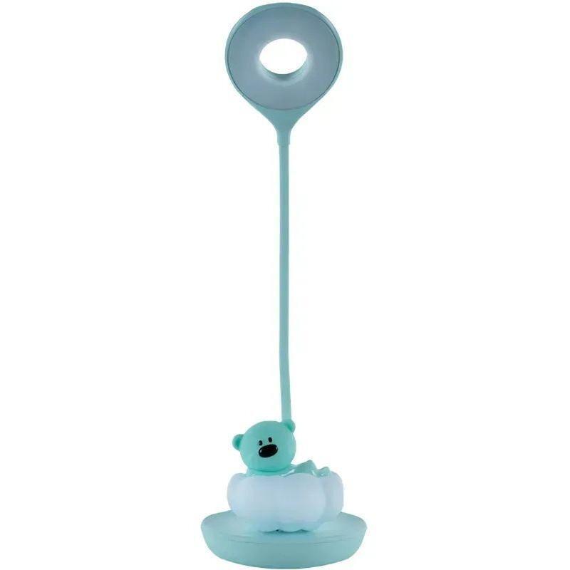 Настольная лампа Kite LED с аккумулятором Cloudy Bear, зеленый (k24-493-2-4)