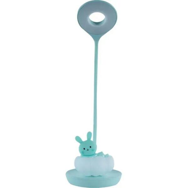 Настольная лампа LED с аккумулятором Cloudy Bunny, зеленый (k24-493-1-4)