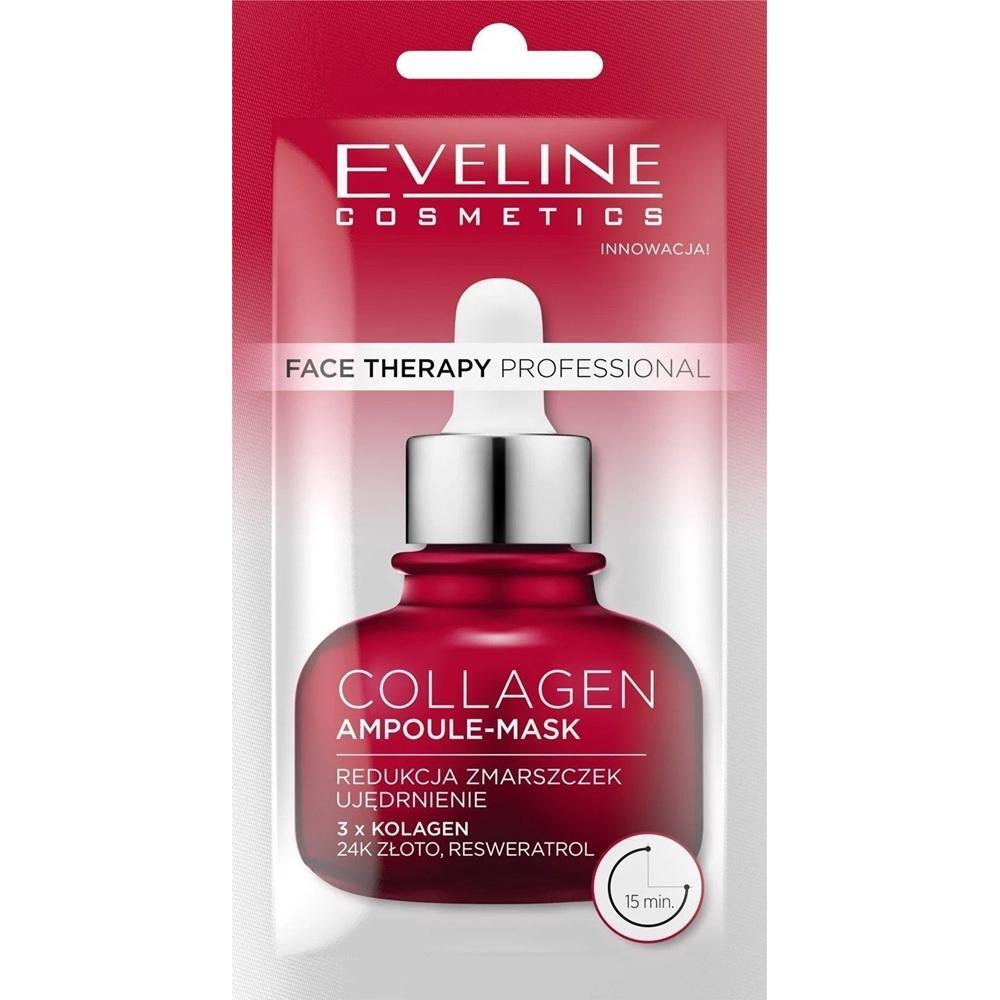 Маска для лица Eveline Collagen Ampoule Face Therapy Professional кремовая 8 мл фото 1