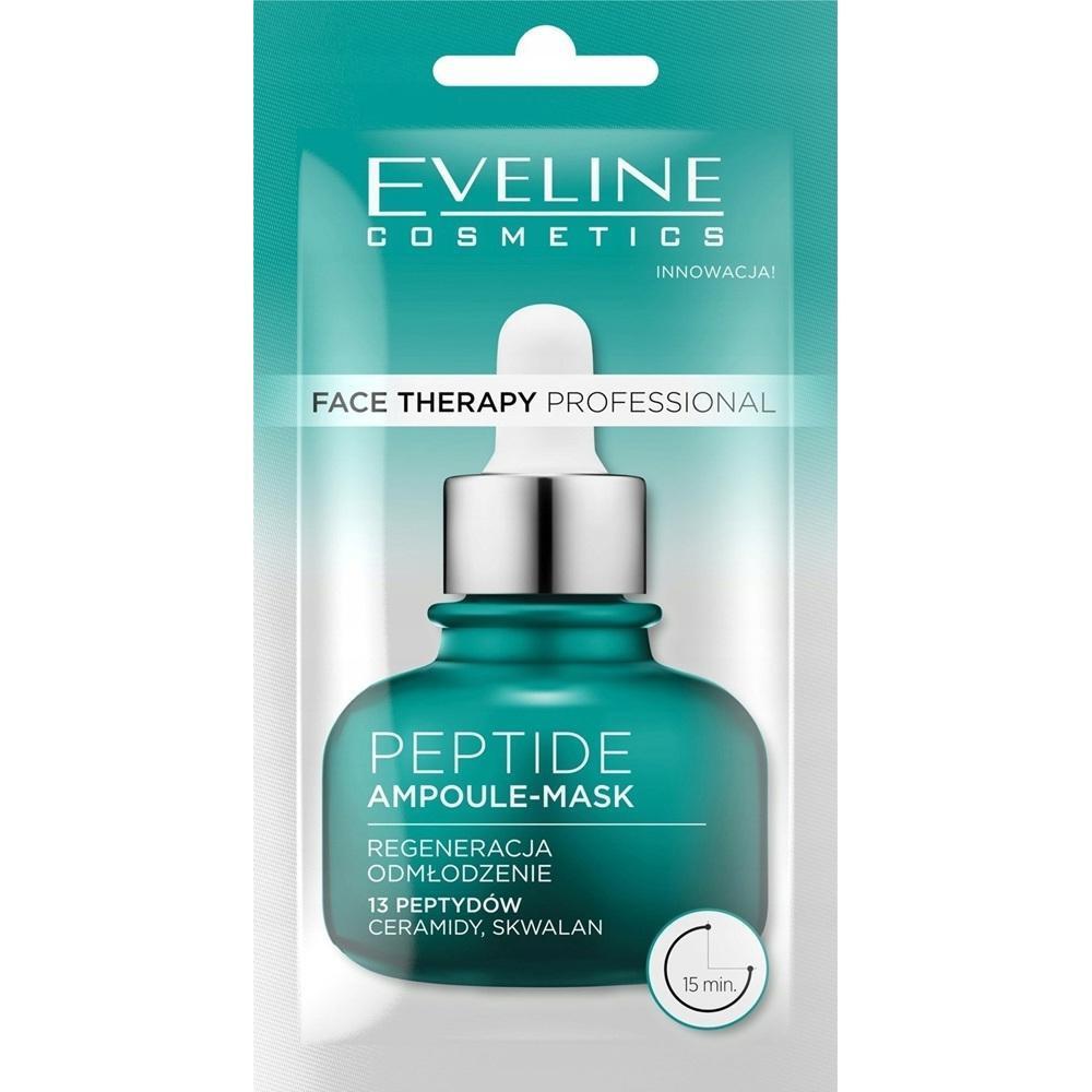 Маска для лица EvelinePeptide Ampoule Face Therapy Professional кремовая 8 мл фото 1