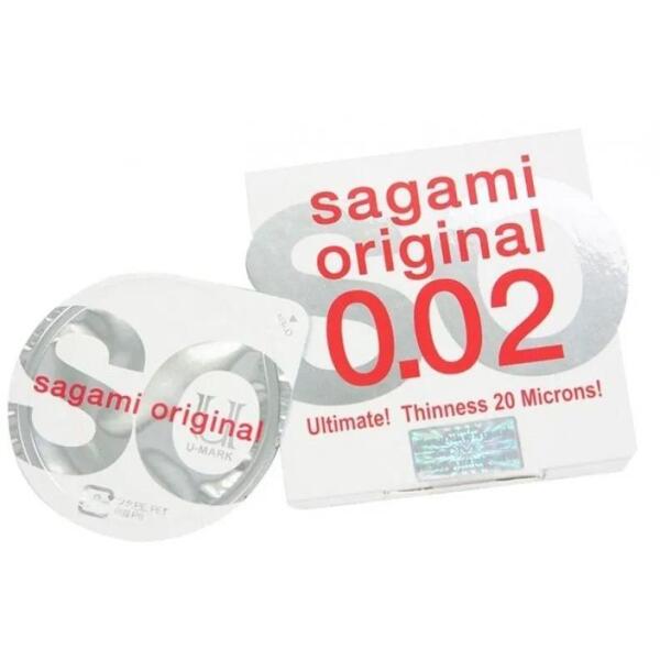 Презерватив Sagami Original 0.02 полиуретановый 1 шт